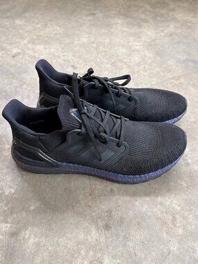 Adidas Men's UltraBoost 20 ISS US National Lab Core Black Run Sneaker Size 12